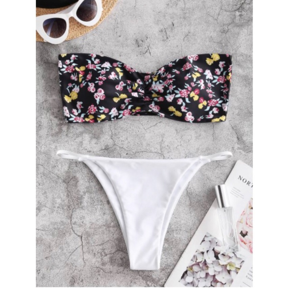 Zaful Bandeau Bikini Set - Picture 1 of 6